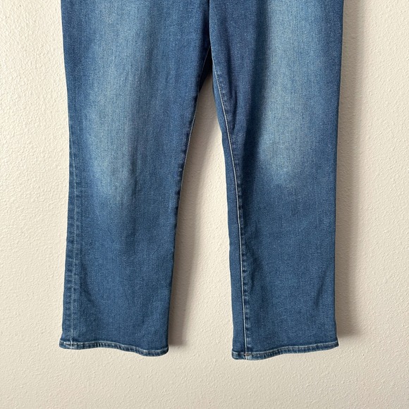 GOOD AMERICAN Good Legs Crop Mini Bootcut Jeans In Blue811 women's size 10/31 - Picture 5 of 14